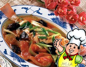 西红柿少司煎鱼的做法