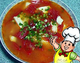 番茄豆腐鸡蛋汤的做法