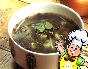 口蘑竹荪汤的做法