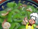 瓜环鲜虾汤的做法