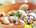 海鲜蛤蜊汤