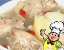 猪手炖土豆的做法