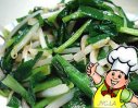 绿豆芽炒韭菜的做法